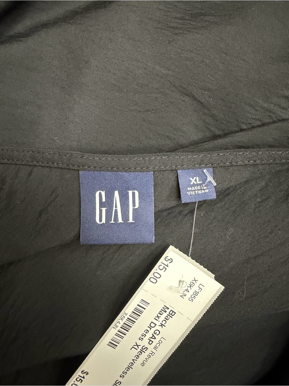 GAP Black Spaghetti Strap Maxi Dress - Picture 5 of 5